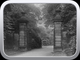 Glossop Hall inner garden gates