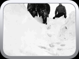 Kingsmoor School pupils in Snow Snake Pass 1947